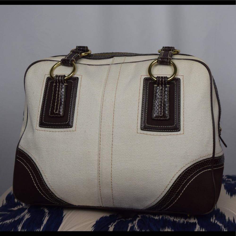 Coach Legacy Soho Leather and Canvas Tote